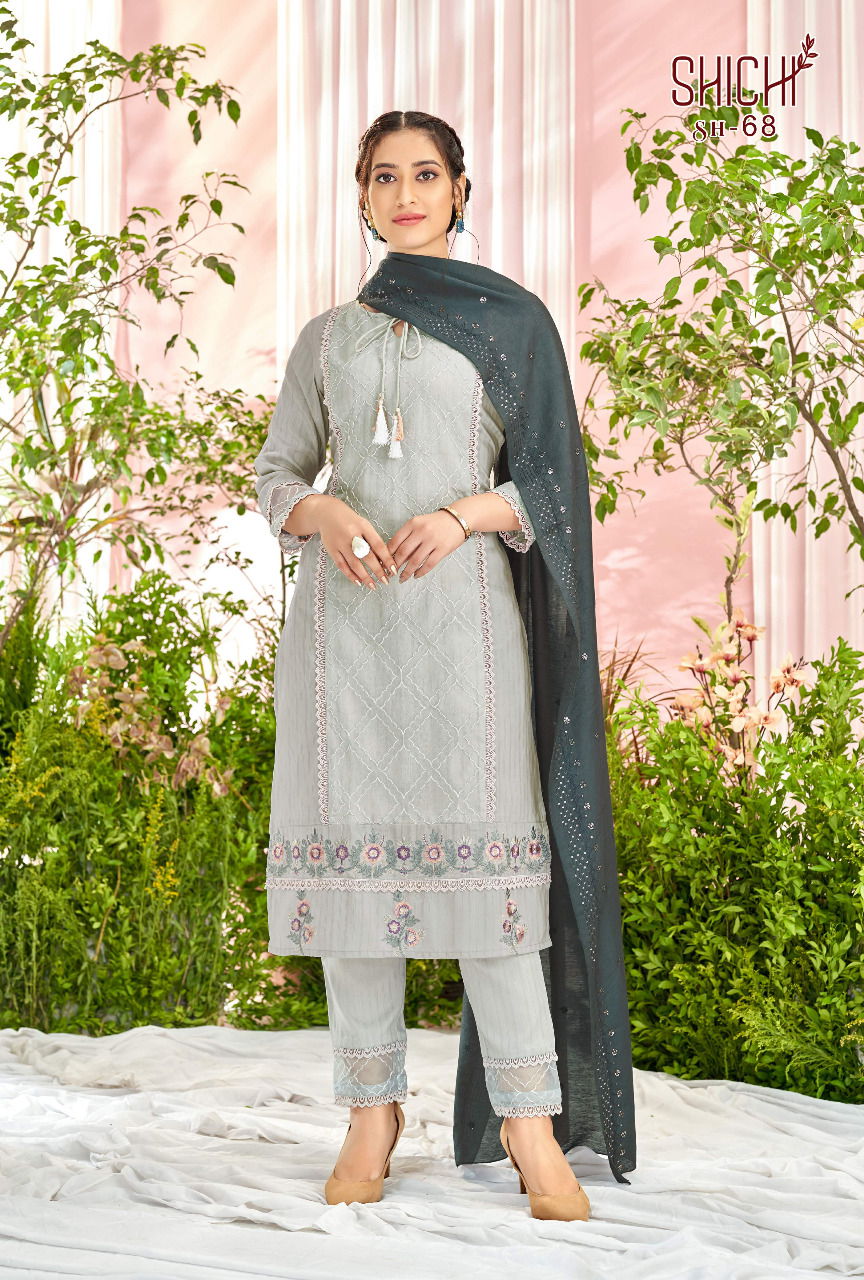 Shichi saanjh Heavy Festive Wear Designer Readymade Salwar Suit Collection